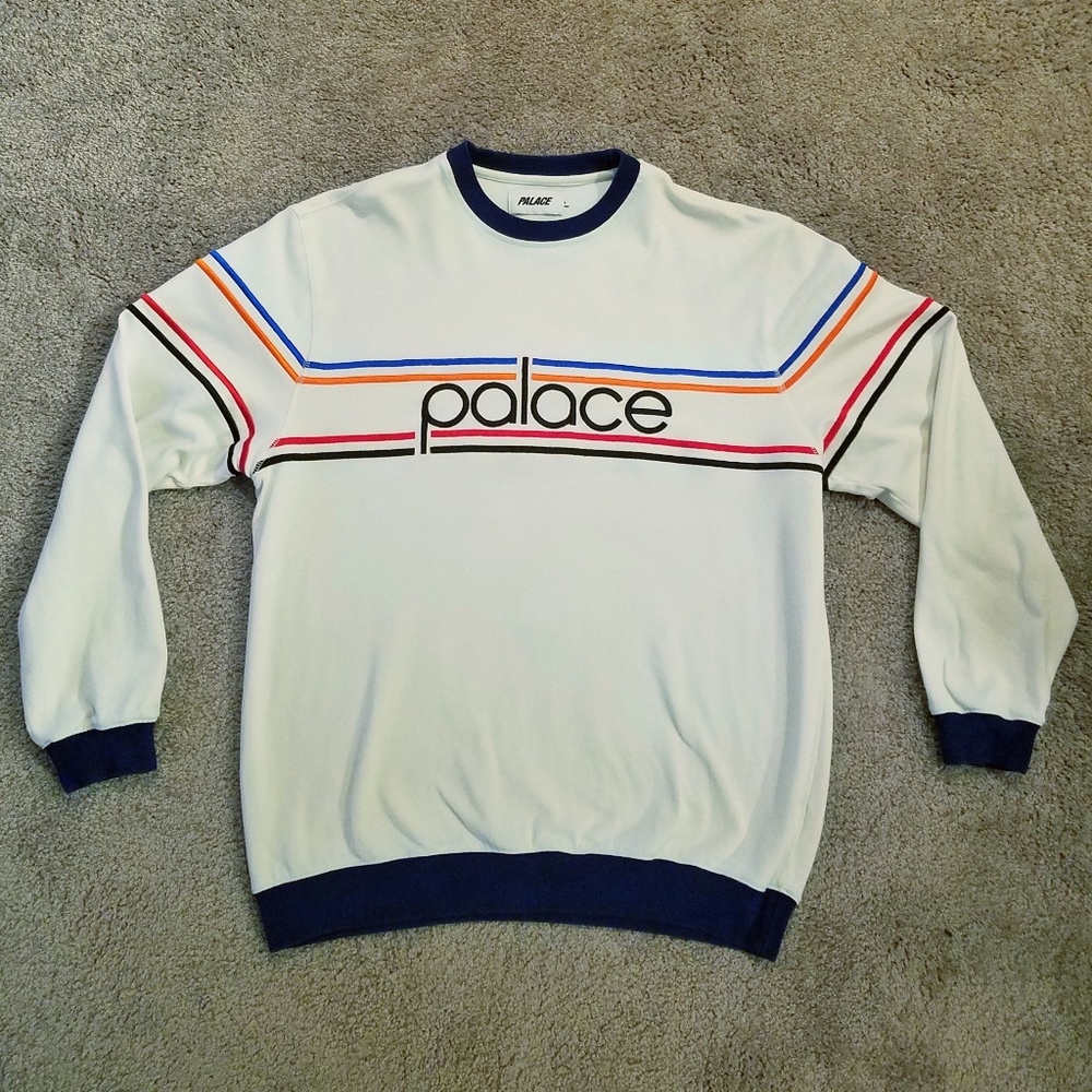 Palace Bennytron White Crewneck